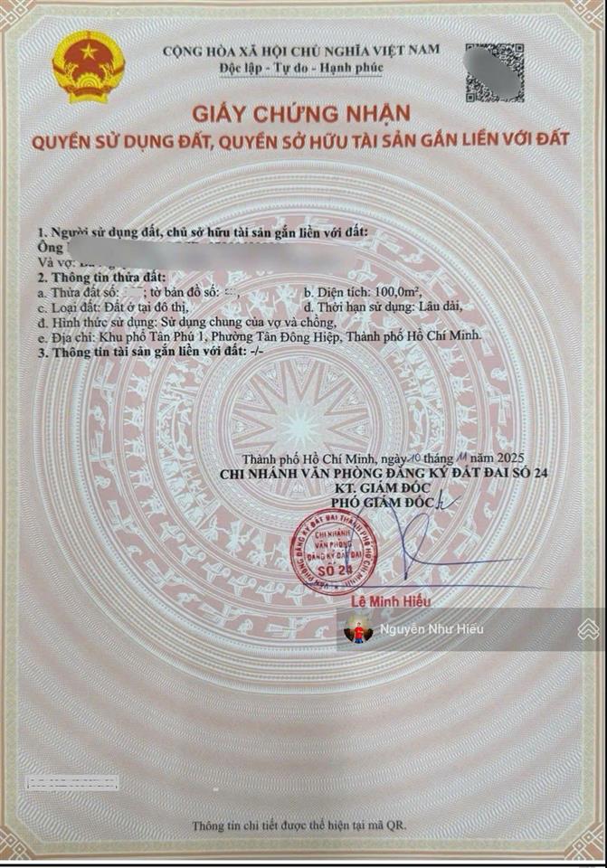 Bán nhà nghỉ 1 trệt 2 lầu, mt đường lê hồng phong, p. tân đông hiệp tp. dĩ an