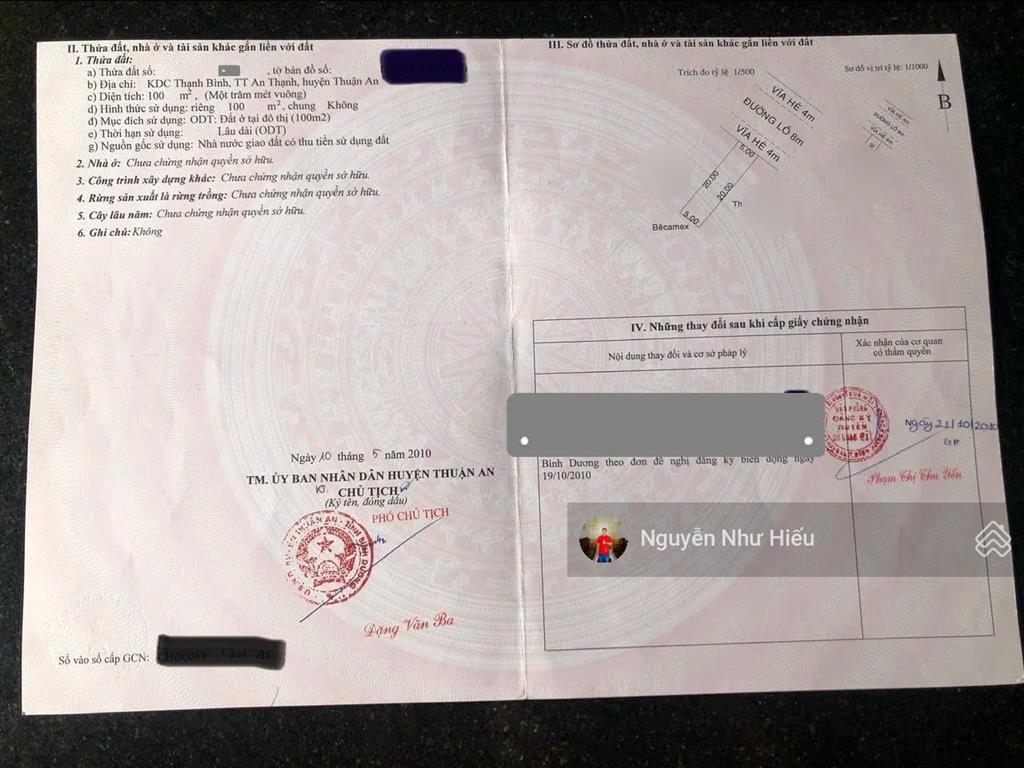 Bán đất tặng nhà ngang 10m gần aeon mall bình dương, p. an thạnh, tp. thuận an (có bán lẻ)