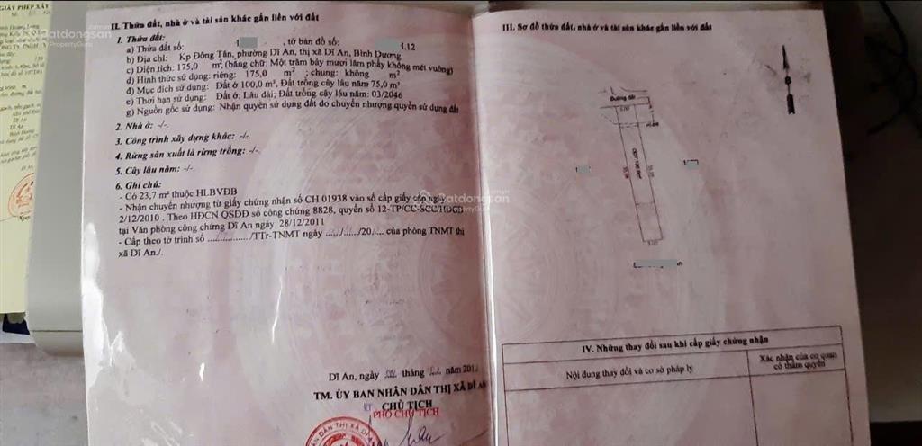 Bán đất tặng nhà cấp 4 mt đường cao bá quát p. dĩ an tp. dĩ an