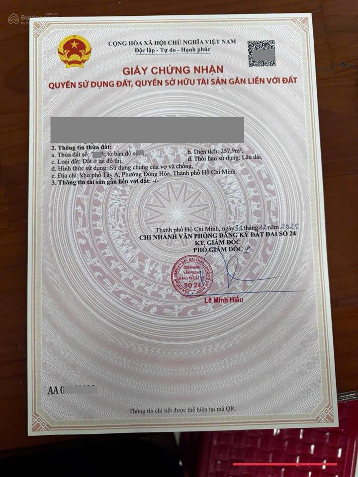 Giảm 200tr bán đất tặng dãy trọ ngang 11,4m gần go dĩ an, p. đông hòa, tp. dĩ an