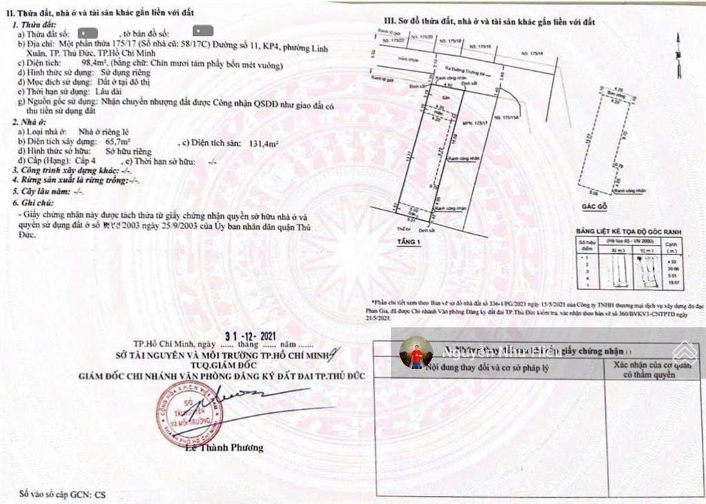 Bán đất tặng nhà 1 trệt 1 lầu đường số 11, phường linh xuân, thành phố thủ đức