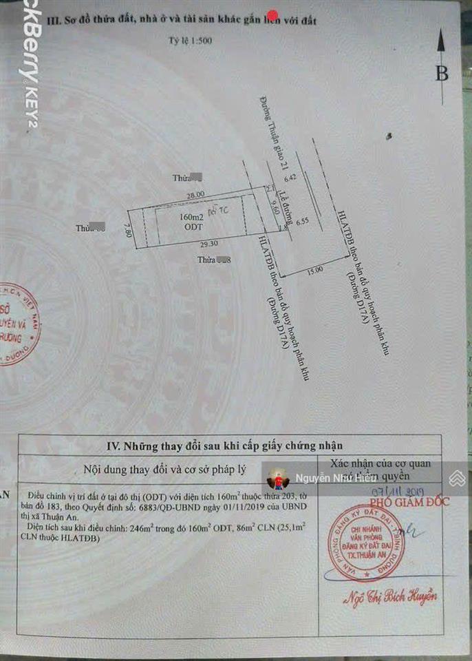 Bán đất tặng nhà cấp 4 mt đường thuận giao 21 buôn bán gần kdc việt sing p. thuận giao tp. thuận an
