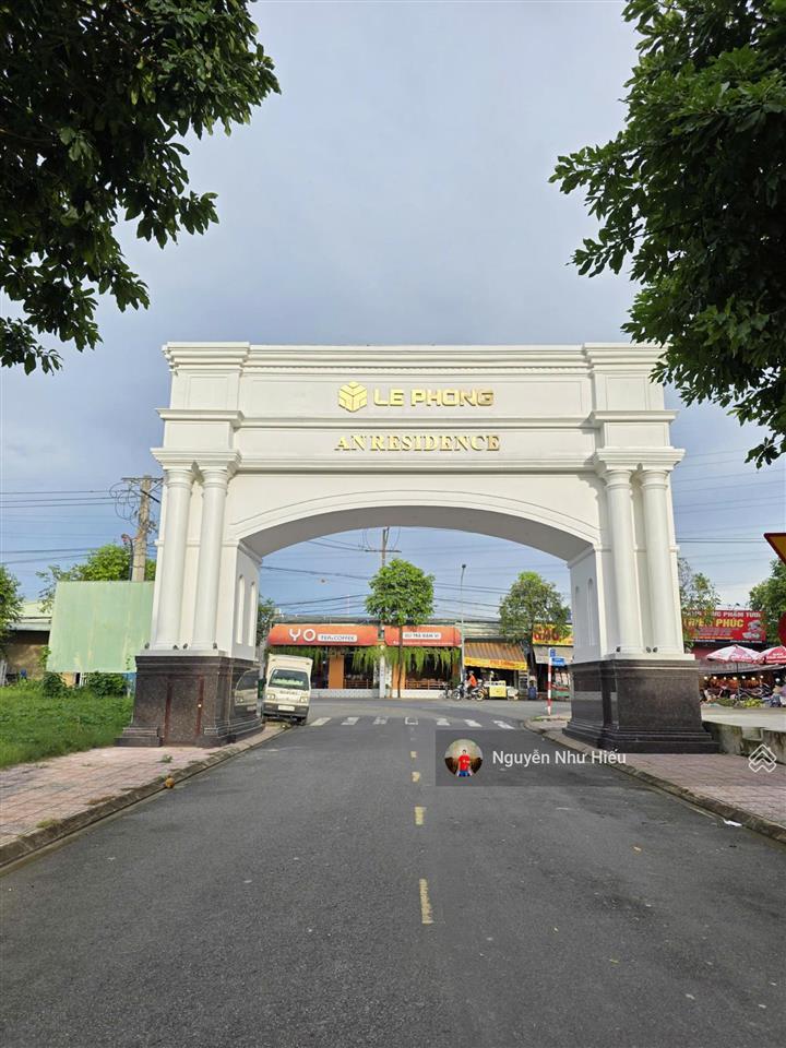 Bán đất góc 2 mặt tiền, gần vsip 1, kdc lê phong thuận giao, p. thuận giao, tp. thuận an (3,85 tỷ).