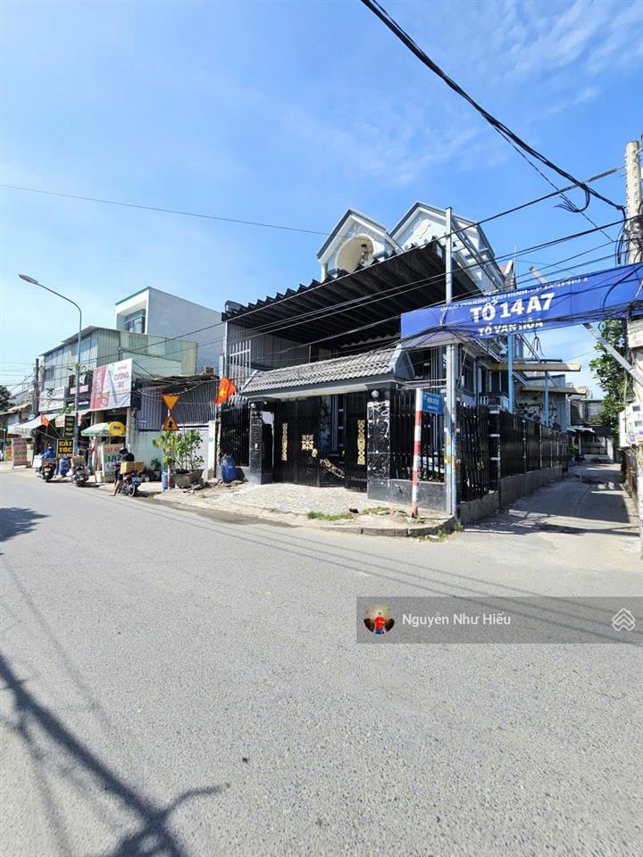 Bán nhà 1 trệt 1 lầu 1 lửng góc 2 mặt tiền mt đường cây da p. tân bình tp. dĩ an