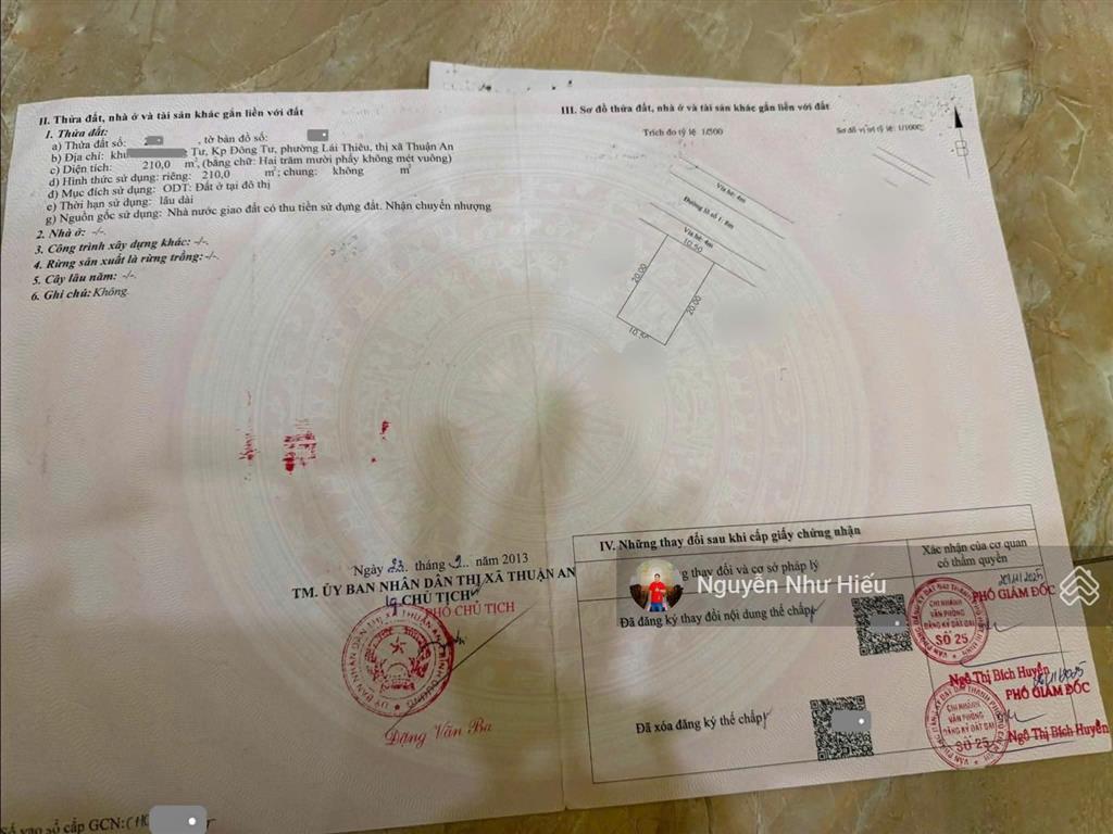 Bán đất tặng nhà mái thái 10,5m gần chợ lái thiêu 900m, p. lái thiêu, tp. thuận an cũ