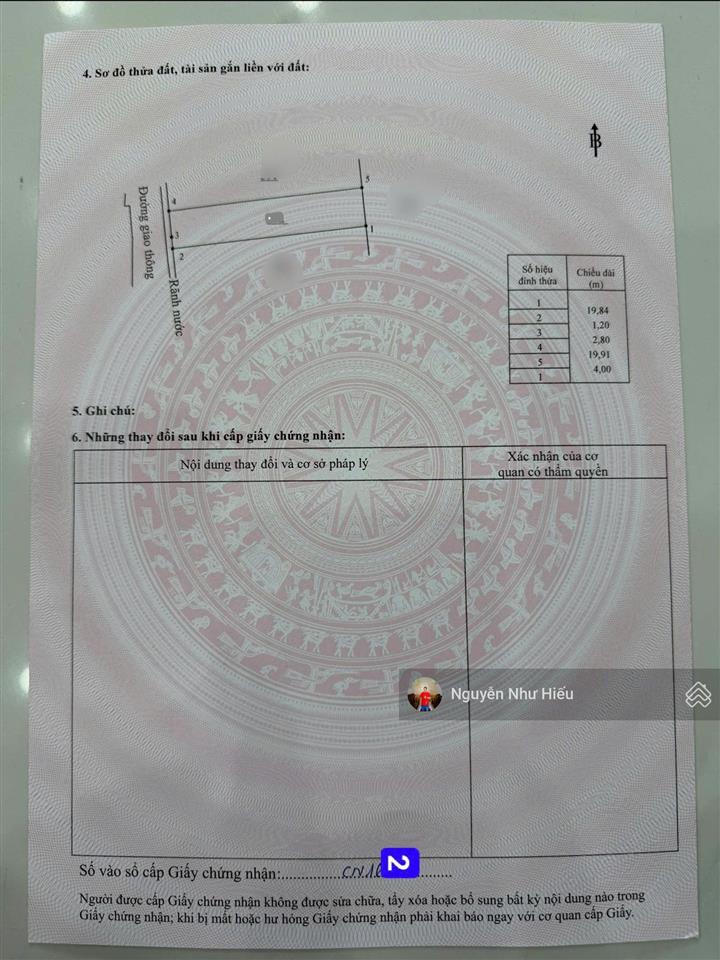 Bán đất mới tách thửa, gần vòng xoay cầu hang 500m, p. bửu hòa, tp. biên hòa cũ