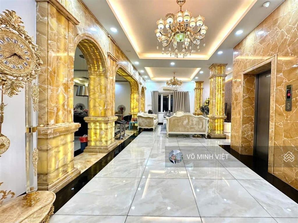 Bán nhà mặt tiền sân bay tân sơn nhất, tân bình 332m x 4 tầng thang máy, ngang nở hậu 14.5m, 55 tỷ