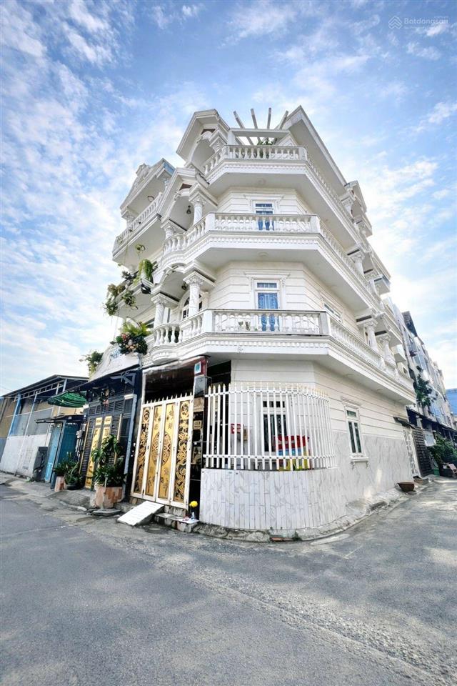 Ngộp bán gấp lô góc nhà đẹp 4 tầng khu phân lô 5.5x16m  lê văn quới