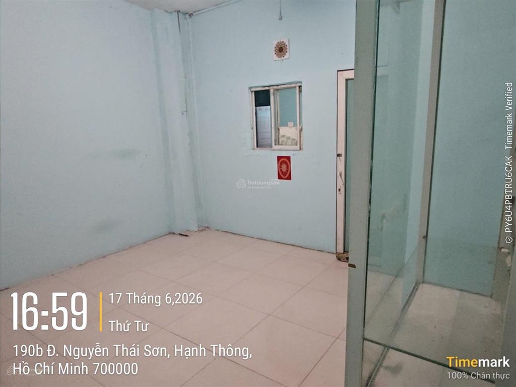 Phòng cho thuê mặt tiền quận gò vấp đối diện chợ gò vấp