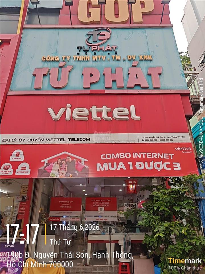 Phòng cho thuê mặt tiền quận gò vấp đối diện chợ gò vấp