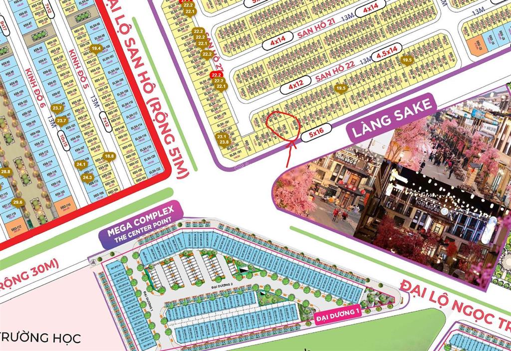 12,8 tỷ sở hữu căn xẻ khe 112m2 trục chính ocean park 2