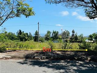 Bán đất 2 mặt tiền tái định cư đất lành ngang 5m đường 13m