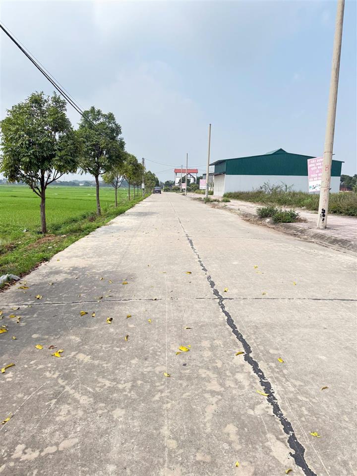 Bán đất việt ngọc, tân yên , bắc giang 120 m2  mt 6m. đường 20m. giá 2,1 tỷ
