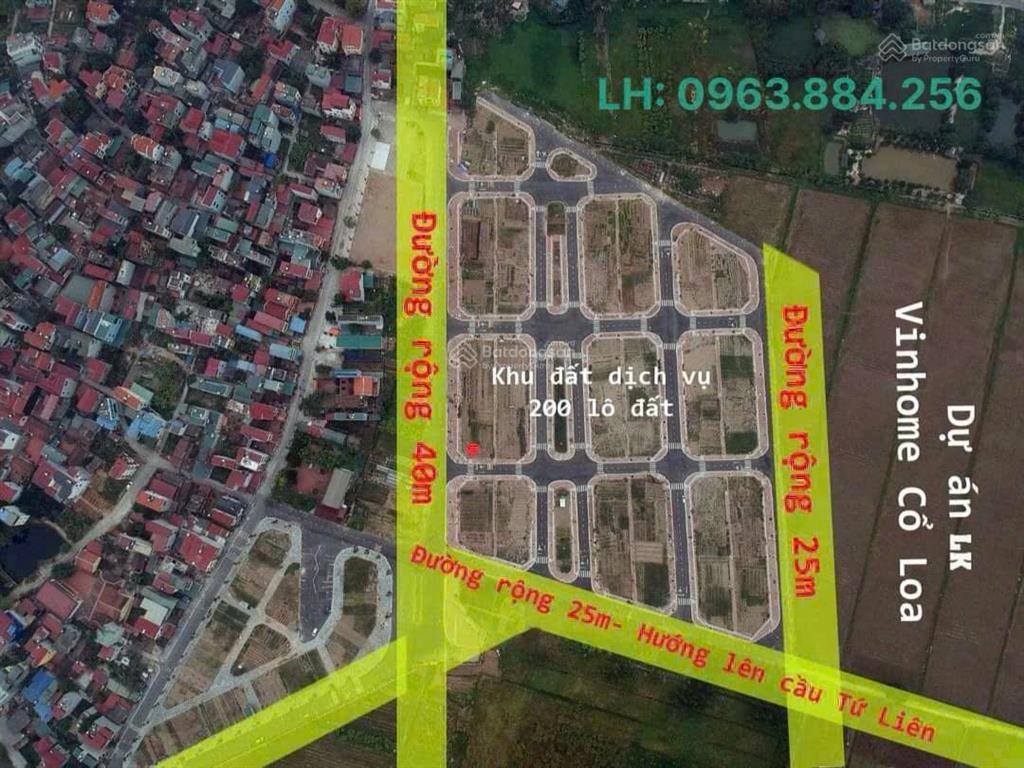 Bán nhanh lô đất dịch vụ phân lô 80m (cạnh vin cổ loa) đất gần đấu giá x1 lê xá, mai lâm)