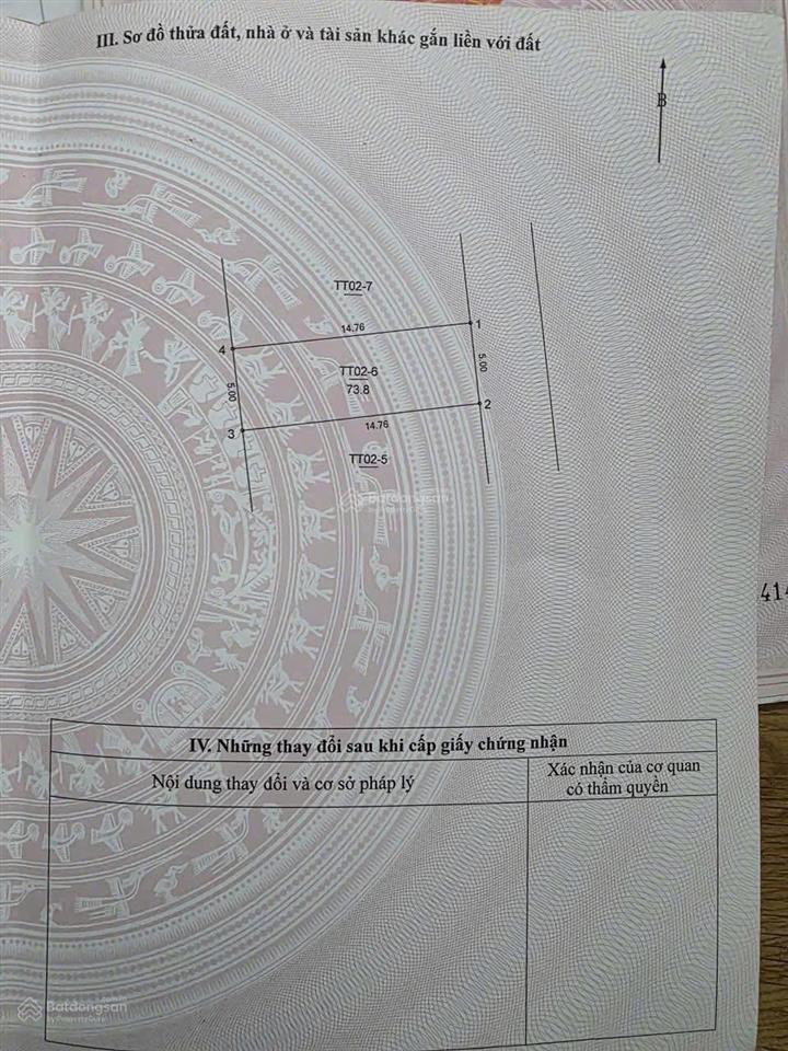 Fo gốc quéo giá tốt nhất khu vực. diện tích 73,8m, mặt tiền 5m, vỉa hè rộng, ô tô tránh,