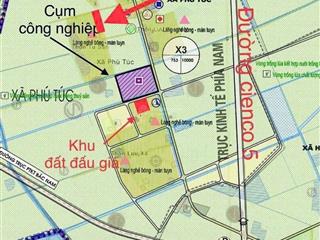 Hàng sót lại còn một lô duy nhất giá tốt nhất cho anh em đầu tư. đất đấu giá lưu đông, phú túc,