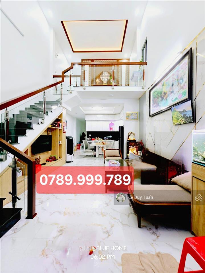 Với chỉ nhỉn 6,x đồng mà có nhà 4 tầng khu đô thị an phước, 97m2 ngang đẹp 5m, quy nhơn nam