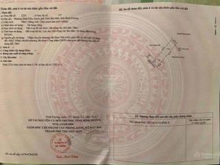 Đất giá rẻ gần trường cấp 2 định hòa. nay là phường chánh hiệp, tp hồ chí minh