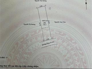 Đất mặt tiền dx089, hiệp an, tp thủ dầu một cũ. 5,8x27m, tc 100m2.