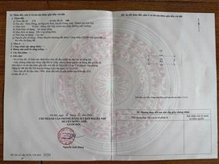 Thanh khoản 76m đất thôn đồng, nguyên khê(cũ)  phúc thịnh  ô tô tránh  hơn 90tr/m