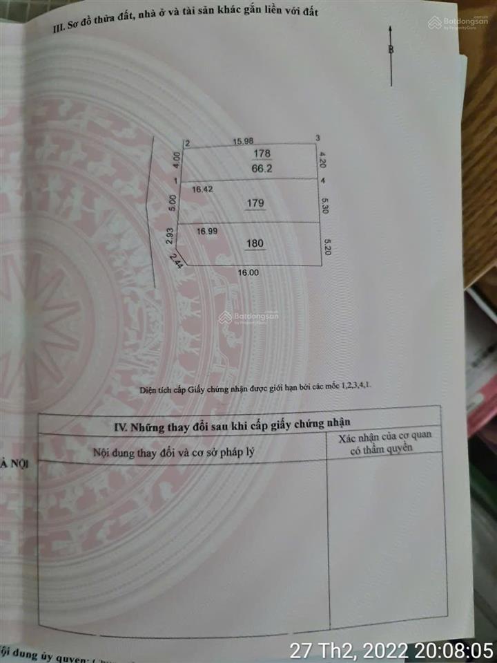 Bán nhanh 66m khê nữ nguyên khê | giá chỉ 4 tỷ cực nhỏ