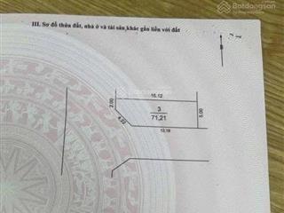 Cắt lỗ sốc 1 tỷ 72m2 đấu giá x5 lương quy | nhỉnh 5 tỷ