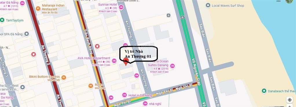 Hiếm, nhà an thượng 1 3 phút ra biển mỹ khê, khu tây đông nhất chỉ 1 căn