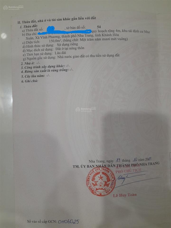 Chính chủ bán nhà riêng 2 tầng, 150m2 full thổ cư, tại khu tđc như xuân 2. giá 2,7t (có bớt lộc)