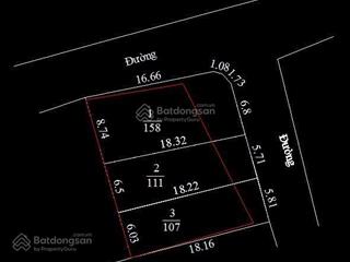 Bán đất tại trục chính đông viên, 2,3 tỷ, 90m2, mặt tiền 6m,ngõ rộng 15m oto tránh, pháp lý đầy đủ