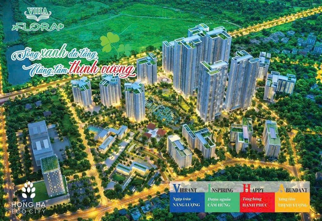Căn 5 tỷ có ngay căn hộ 2 ngủ tại viha flora  kđt hồng hà eco city yên sở