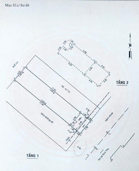Mặt tiền đường số 5, 4x20.5m (81.6m2) giá đầu tư