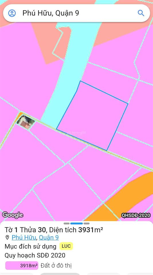 1.932m2 đất phú hữu (32.25x61) bưng ông thoàn q9