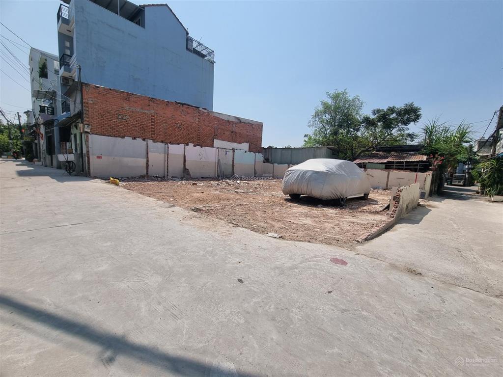 Lô góc 2mt 85m2 thổ cư hẻm oto 1 xẹt hà huy giáp ngay sát cầu an lộc, nhà hàng bến xưa