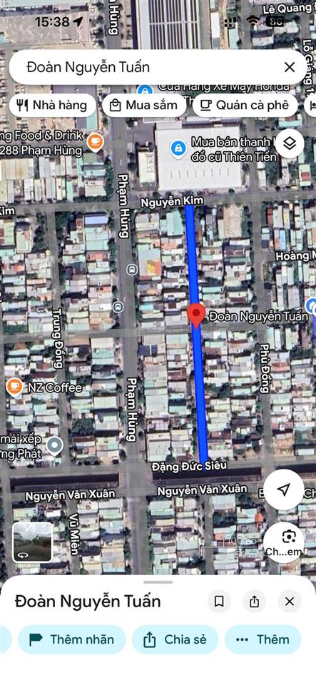 Cần bán đất dt 117m2 khu sầm uất tiện nghi của hòa xuân, gần siêu thị eaon mall đang xây dựng