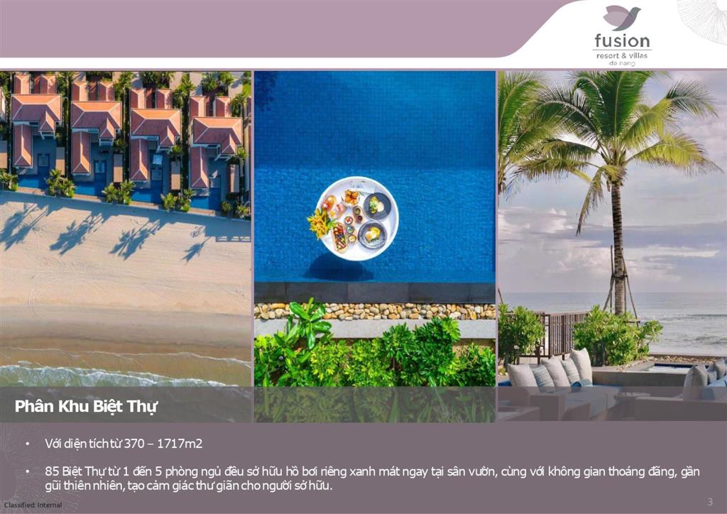 Hiếm có! căn biệt thự biển fusion villa giá gốc cđt  vị trí cận biển