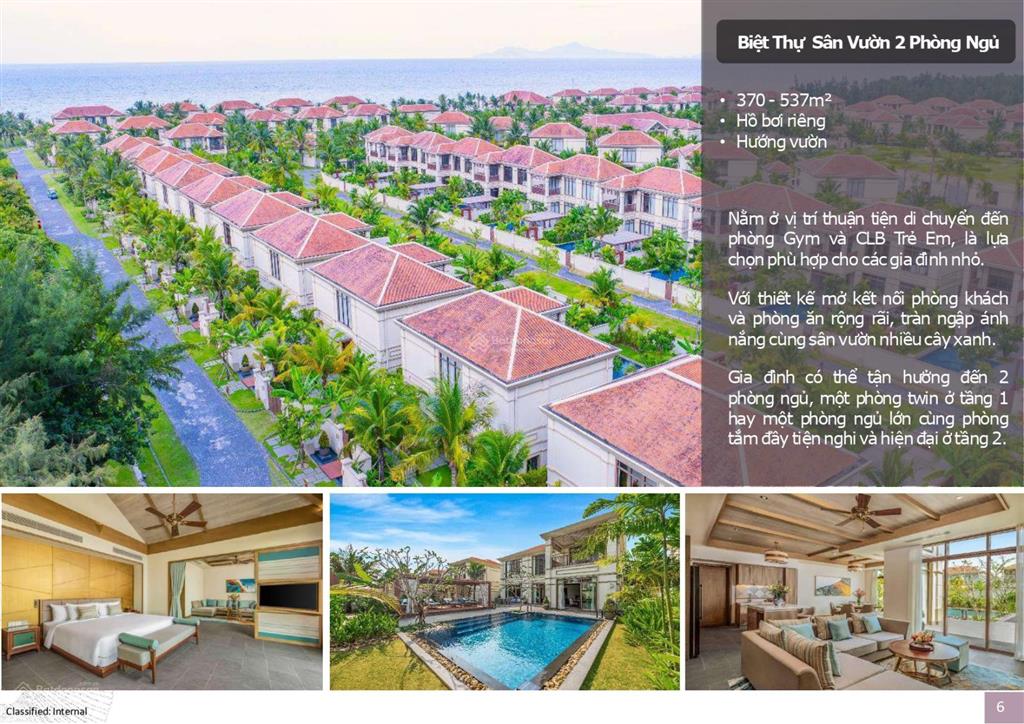 Hiếm có! căn biệt thự biển fusion villa giá gốc cđt  vị trí cận biển