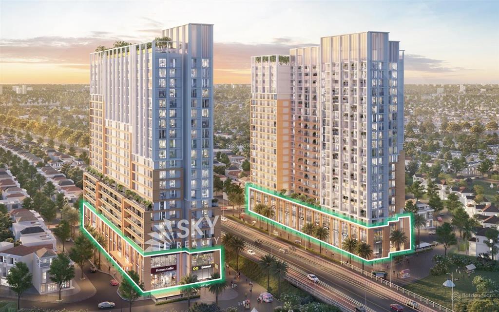 Shophouse spana tower sở hữu lâu dài 120m2 chỉ 5 tỷ khối đế cao 7m tiềm năng khai thác tốt
