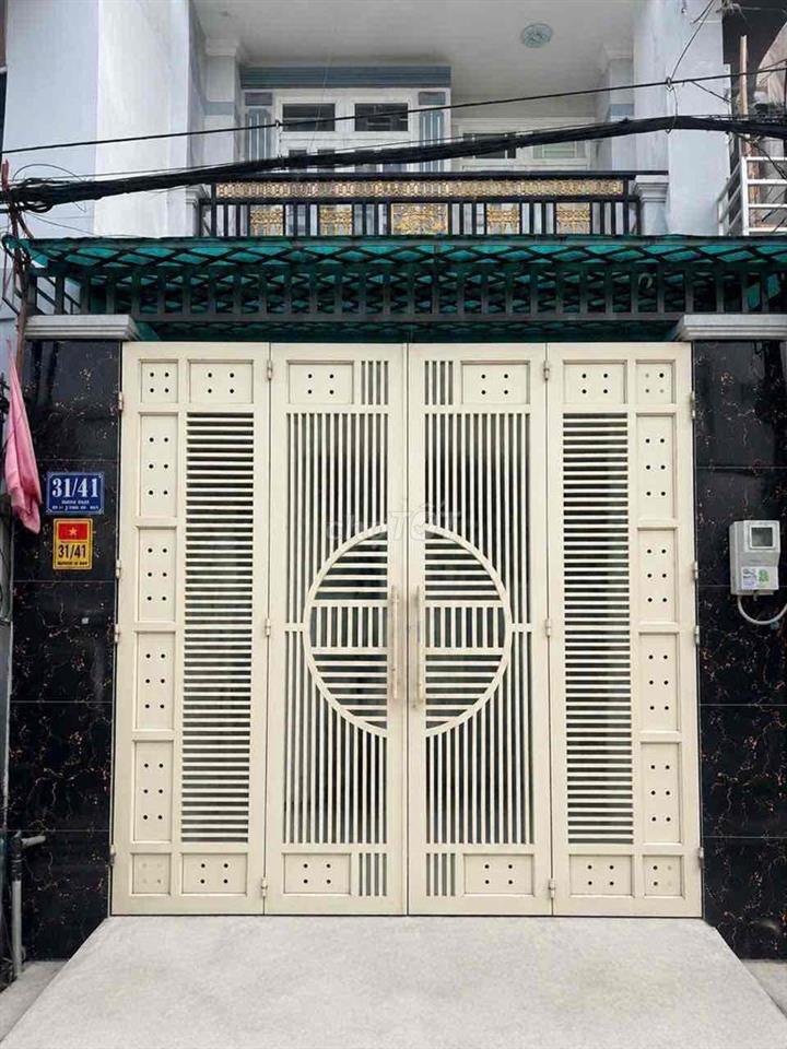 cho thuê nhà mới xây mr trống suốt Thới an q12 120m 3PN 1wc kd 10tr