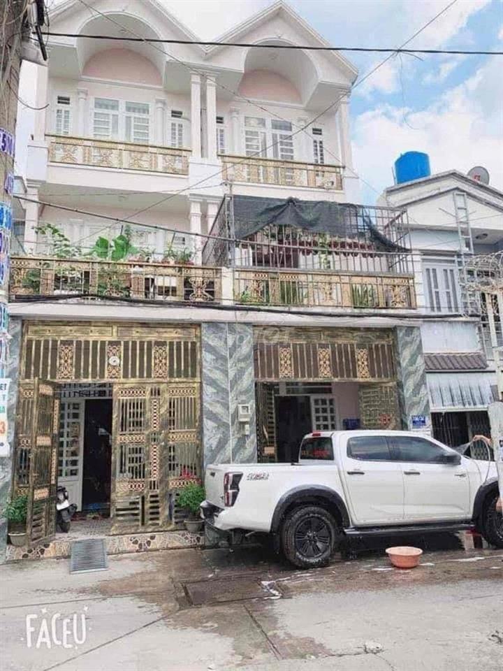 Cho thuê nhà Tân Chánh hiệp Q12 2lầu 192m 2lầu 4PN 3wc hxh 9tr đẹp mới