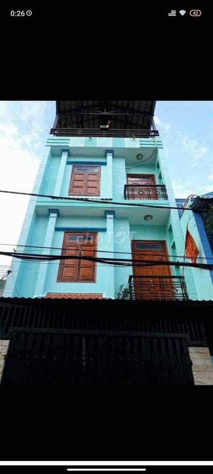 Cho thuê nhà mới keng đep gia rẻ 1/ Dương Thị 10q12 2lầu 4PN hem xe ta