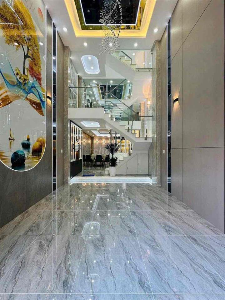 Cho thuê nhà Nguyễn ảnh thủ Hiệp Thành Q12 vip 1lửng 3 lầu trệt  15tr