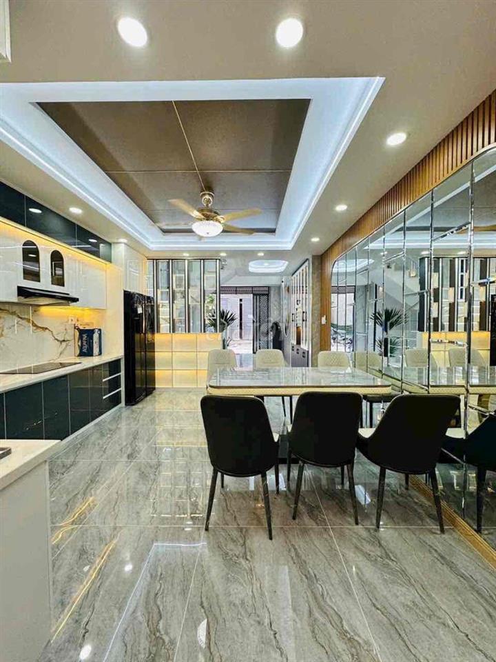 Cho thuê nhà Nguyễn ảnh thủ Hiệp Thành Q12 vip 1lửng 3 lầu trệt  15tr