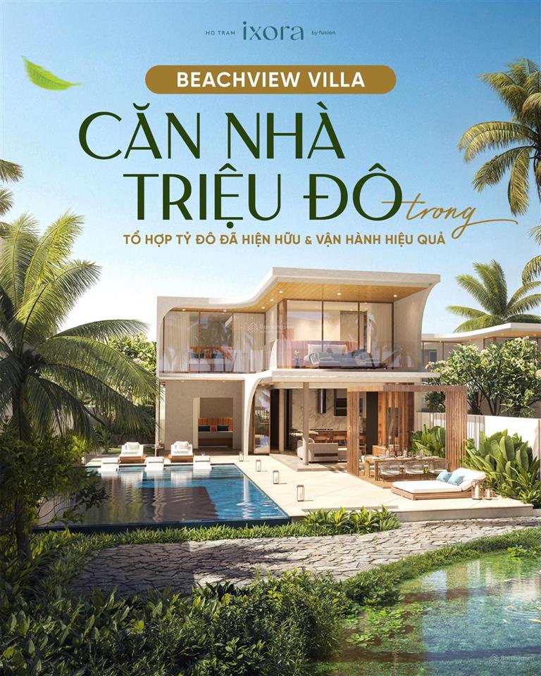 Tư vấn villa ixora hồ tràm, hàng nổi bật cđt chiết khấu lên đến 8 tỷ, nhận nhà full nội thất
