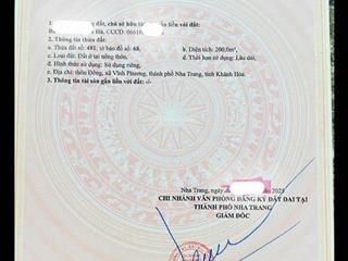 Đất gần sông, full thổ, chỉ 9 triệu/m² cơ hội hiếm ngay bắc nha trang