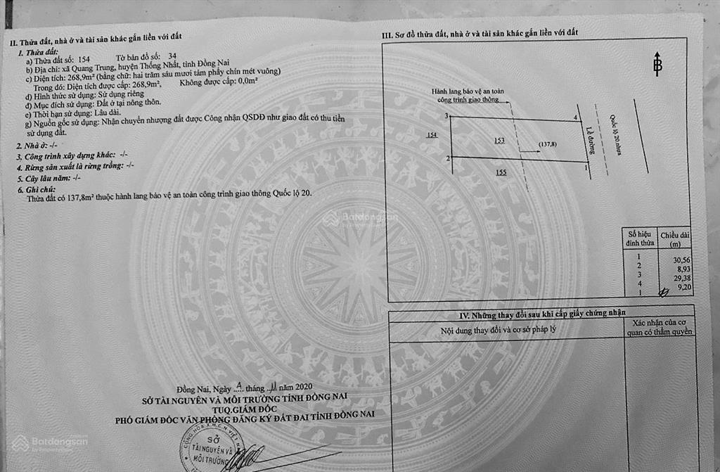 Bán nhà mặt phố tại quốc lộ 20, xã gia kiệm đồng nai, chính chủ hot!