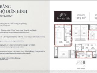 Căn 4pn 197m2 có thang máy riêng tại tòa p view thoáng nhìn nội khu ciputra, sông hồng và hồ tây