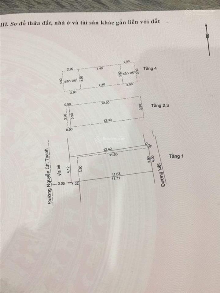 Bán nhà mặt phố 59 nguyễn chí thanh, 11,5 tỷ, 54,8m2, chỉ với uy tín