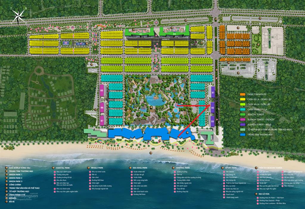 Hiếm có căn 1pn tầng cao view trực diện công viên nước tại blanca city