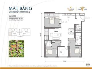 Hàng hiếm 143m2 park 8 vinhomes times city 4 phòng ngủ rộng view quảng trường đẹp
