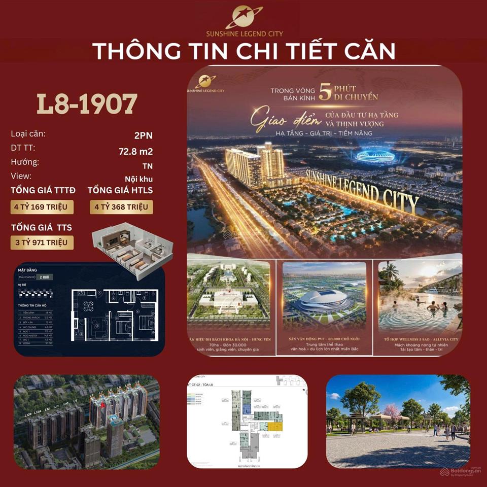 Căn góc 2pn diện tích 72,8m2 tầng trung view thoáng ck11%/htls 36th/free 3 năm phí qlvh